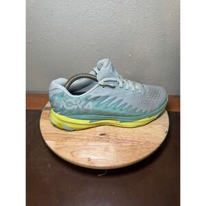 Hoka Torrent 3 Women's‎ Trail Running Shoes Gray Yellow Size 6.5 US Sneakers